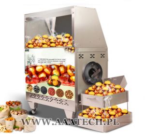 Maszyna do Prażenia Orzeszków Kasztanów Pistacji Kawy Soji Rożen Opiekacz