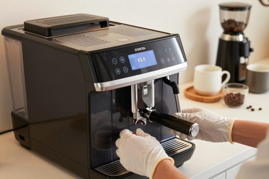 Jak odblokować ekspres do kawy Siemens EQ.6