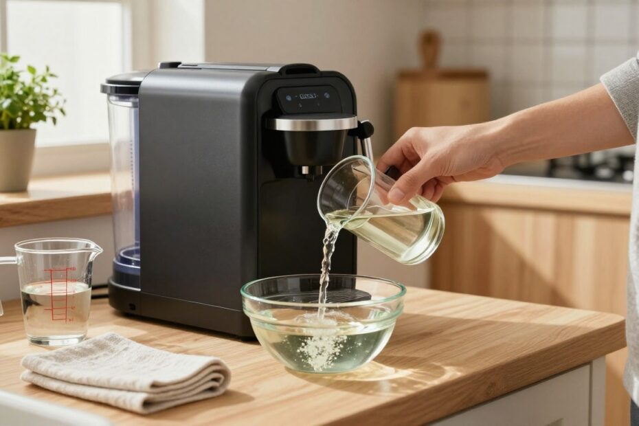 Jak odkamienić ekspres do kawy domowym sposobem