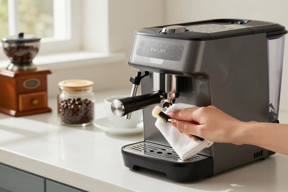 Jak wyczyścić ekspres do kawy Philips
