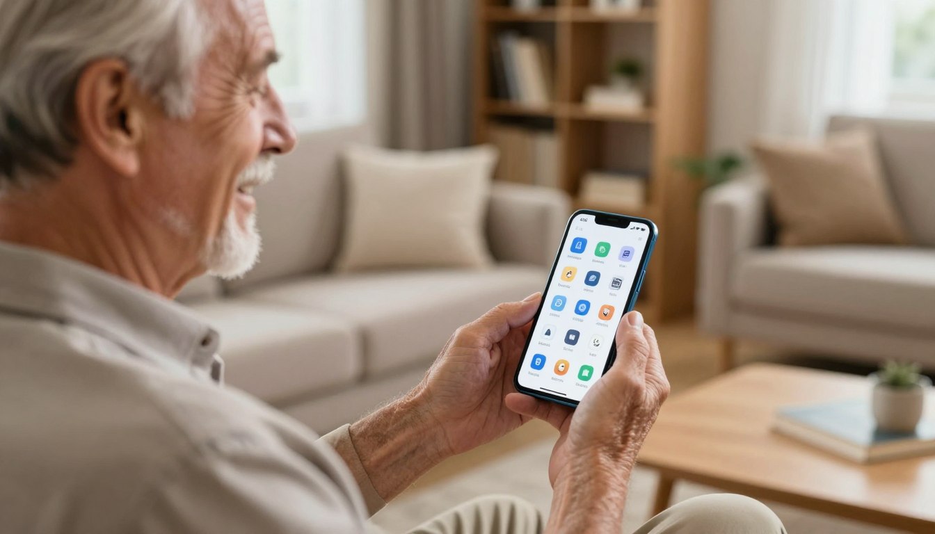 Prosty w obsłudze smartfon dla seniora