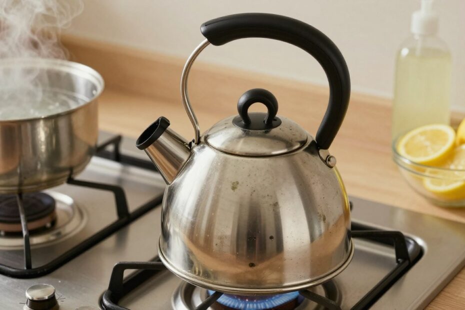 Jak odkamienić czajnik na gaz
