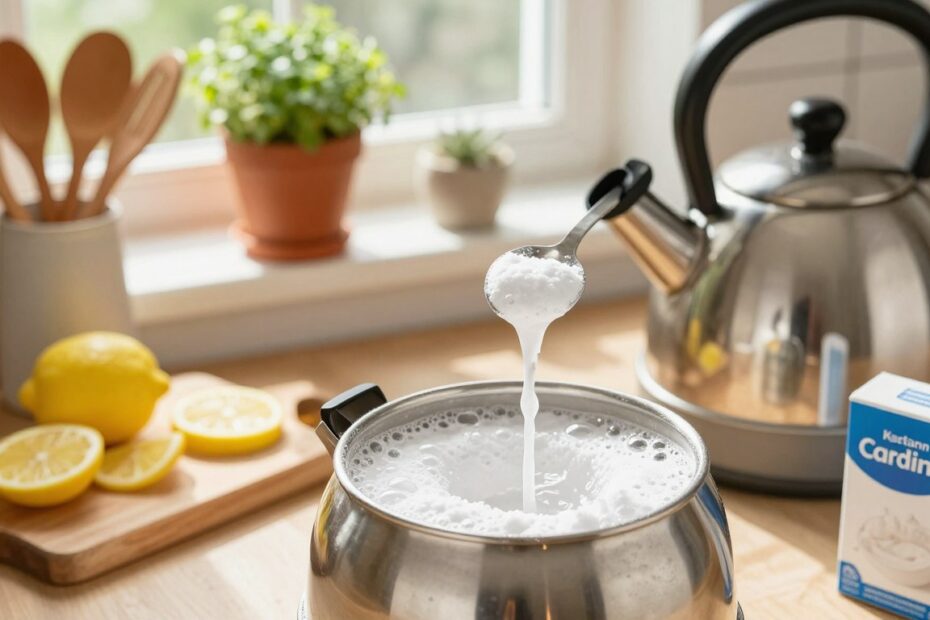 Jak odkamienić czajnik sodą