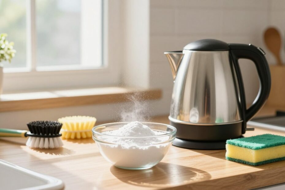 Jak odkamienić czajnik sodą i octem