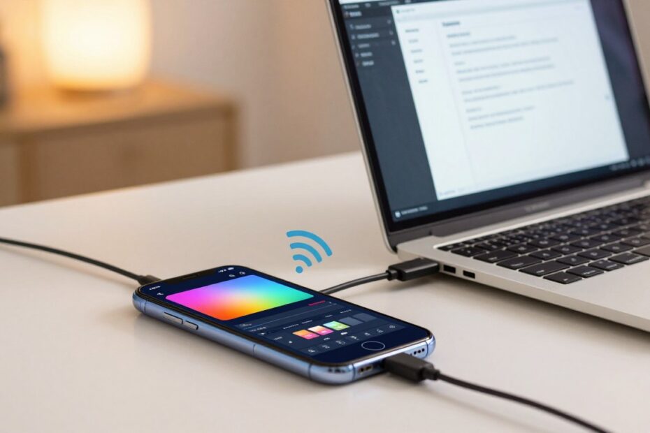 Jak przesłać film z telefonu na komputer