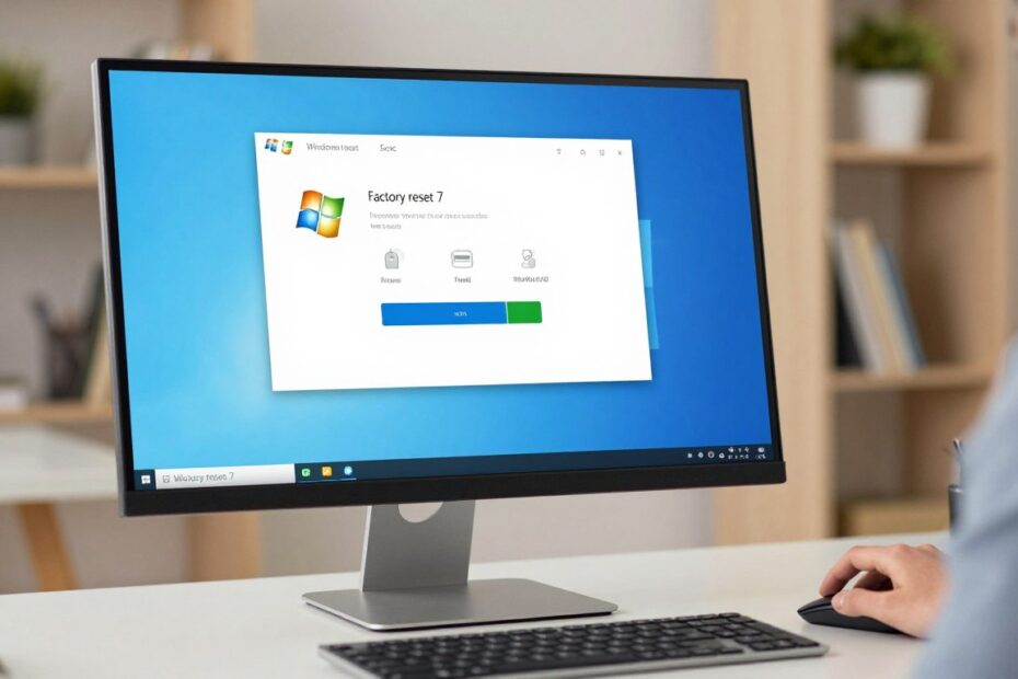 Jak przywrócić komputer do ustawień fabrycznych Windows 7