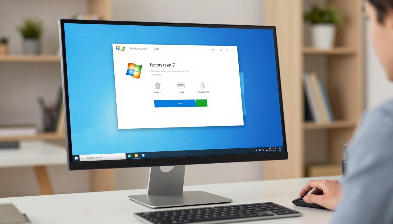 Jak przywrócić komputer do ustawień fabrycznych Windows 7