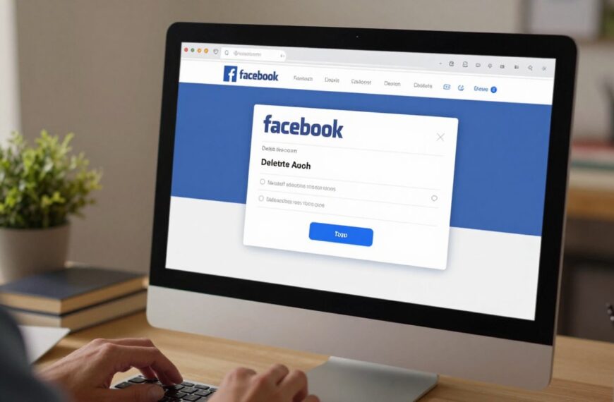 Jak usunąć konto na FB na komputerze