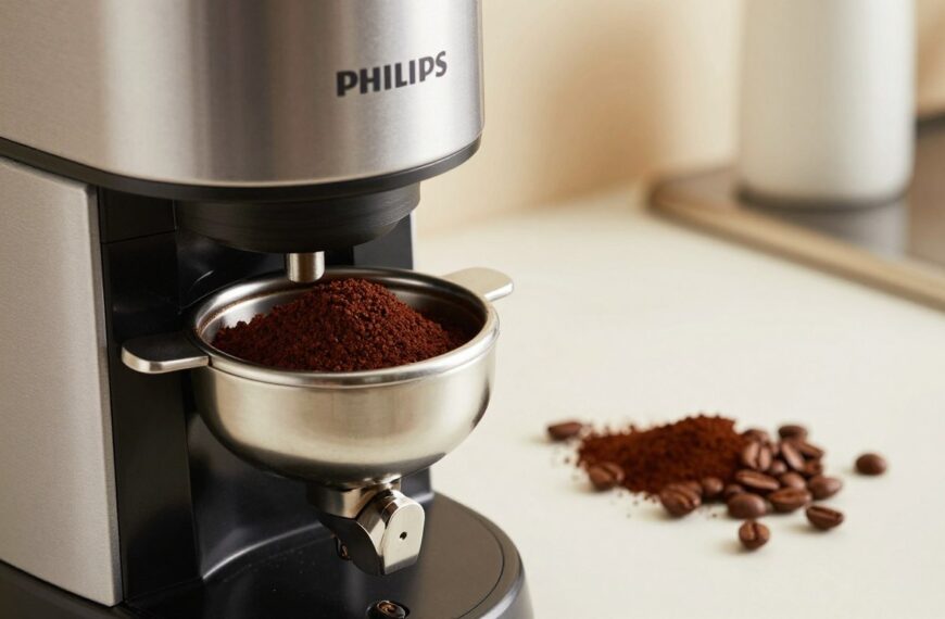 Jak wyczyścić młynek do kawy w ekspresie Philips, by przywrócić równomielone ziarna