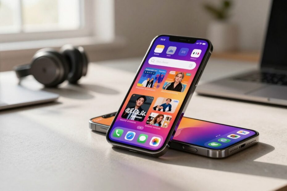 Telefon z dużym wyświetlaczem